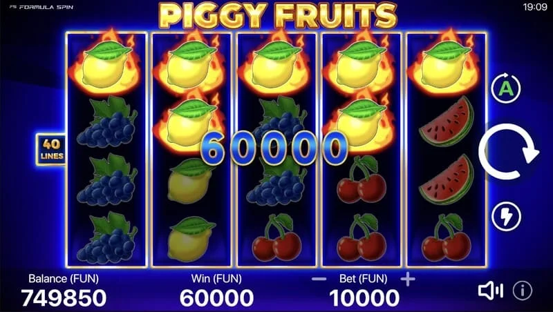 Piggy Fruits – голема исплата од Piggy Feature со случајни Wild-ови