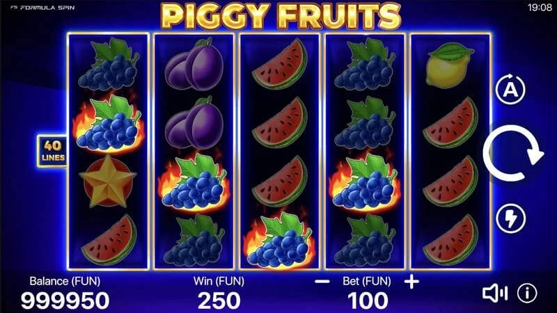 Piggy Fruits – активирање на главниот режим на игра
